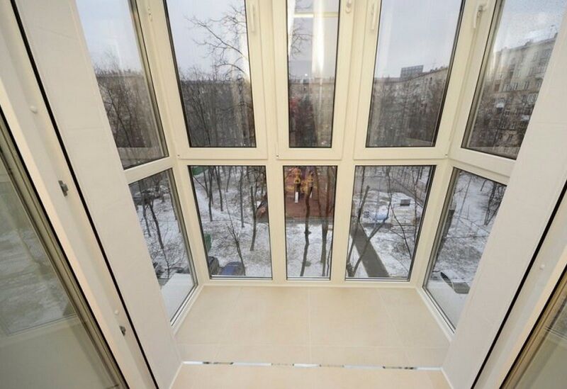 Холодное остекление балкона - фото 135